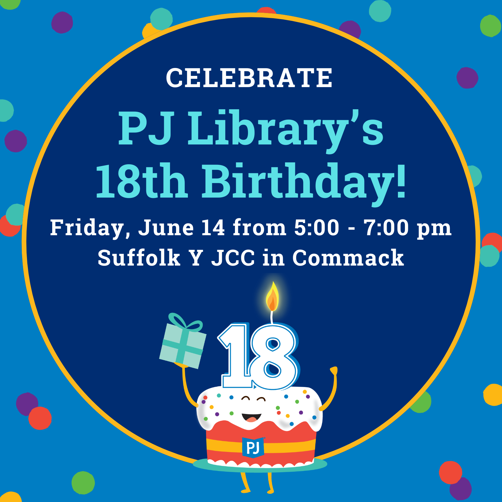 PJ Library in New York 18th Birthday Celebrations: Suffolk County