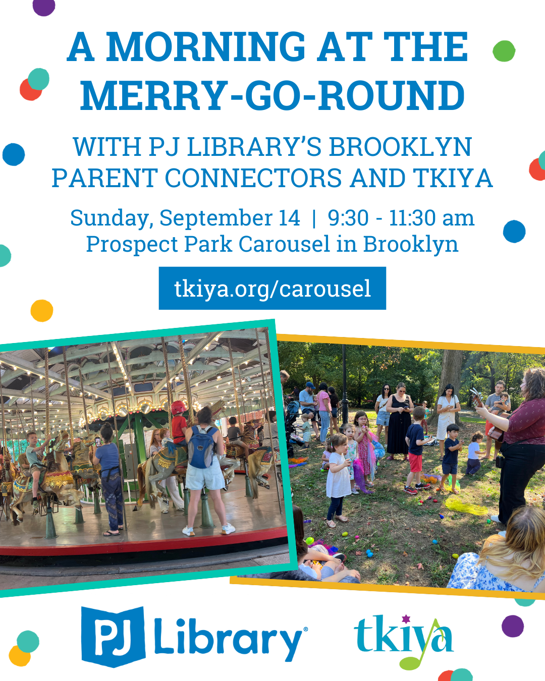 Carousel and Connections with Brooklyn Parent Connectors